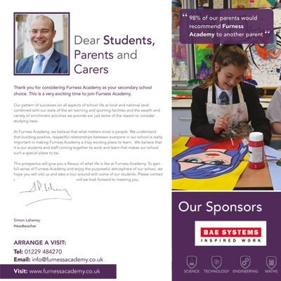 Furness Brochure Internal page - Fiona Rose digital projects